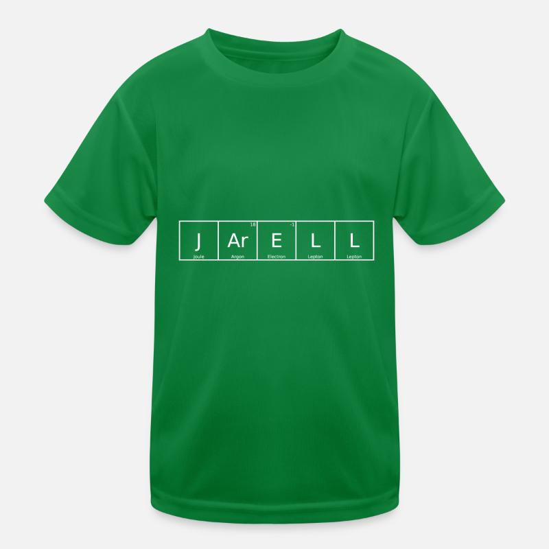 Jarell Surname First Name Chemistry Periodic Table Elements Kids Functional T-Shirt