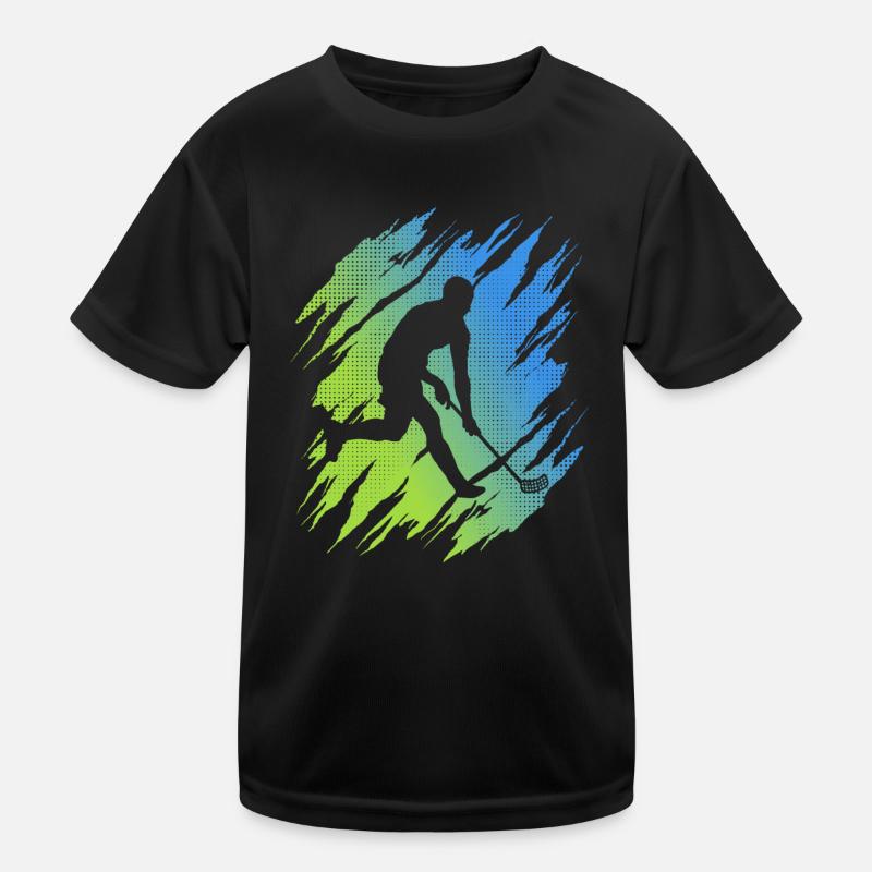 Floorball Player Floorball Player Floorball Kids Functional T-Shirt