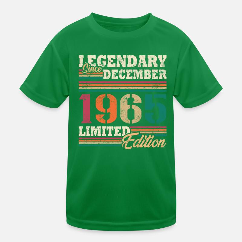 Legendary December 1965 limited edition Kids Functional T-Shirt