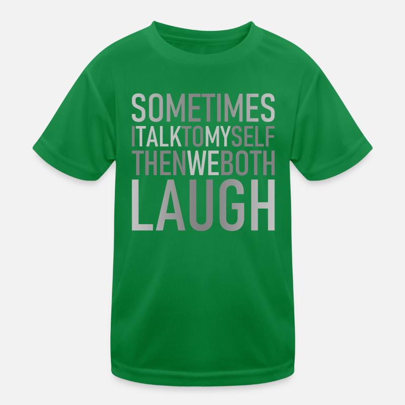 Laugh Graphic Kids Functional T-Shirt