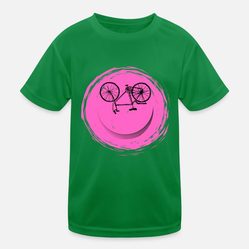 Bicycle Face Kids Functional T-Shirt