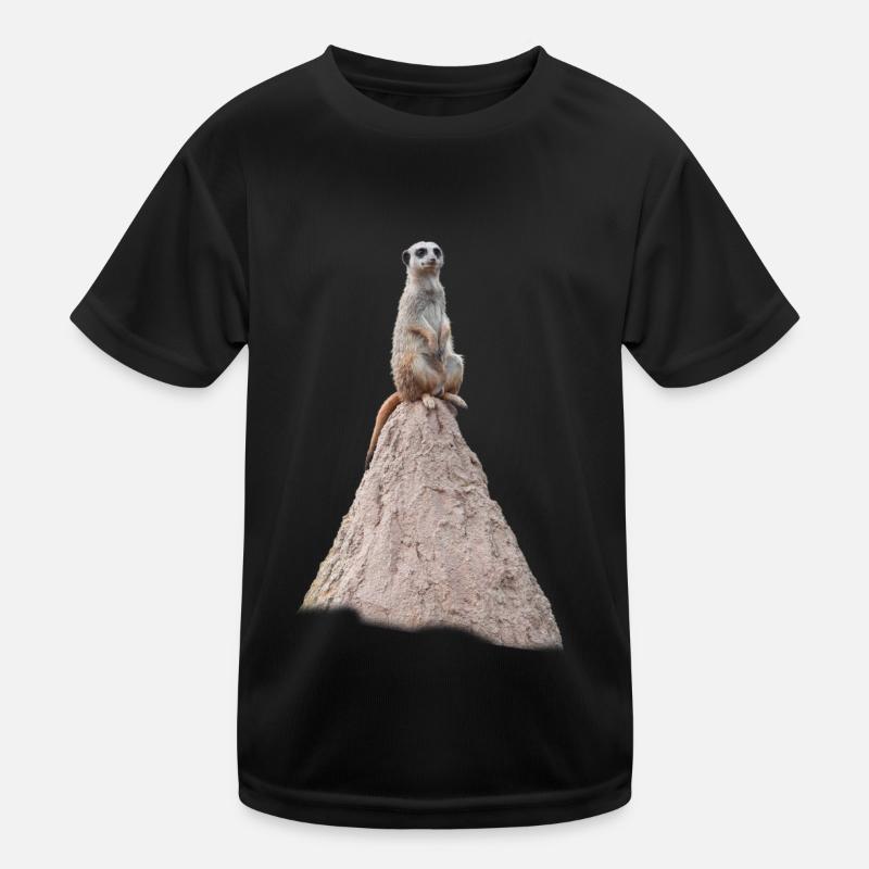 Erdmännchen_Hügel_1 Kinder Funktions-T-Shirt