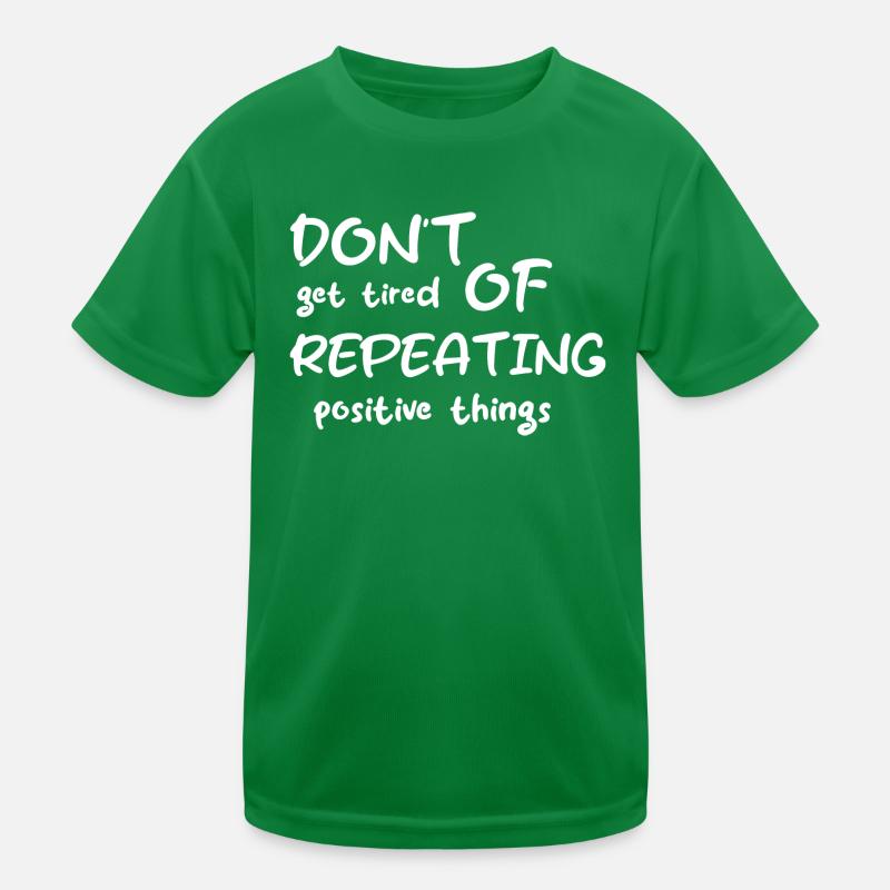 Citation de motivation T-shirt sport Enfant