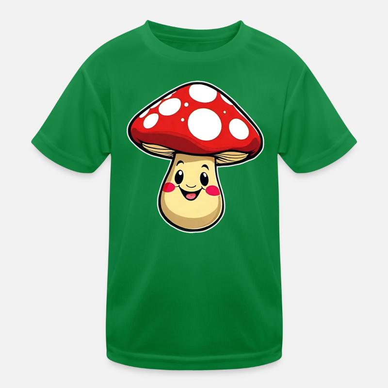 Drôle de petit champignon T-shirt sport Enfant