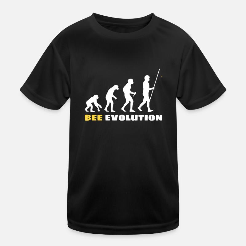Bienen Evolution Imker Imkerin Kinder Funktions-T-Shirt