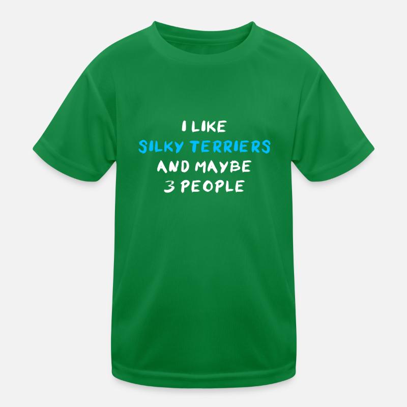 Silky Terrier Kinder Funktions-T-Shirt