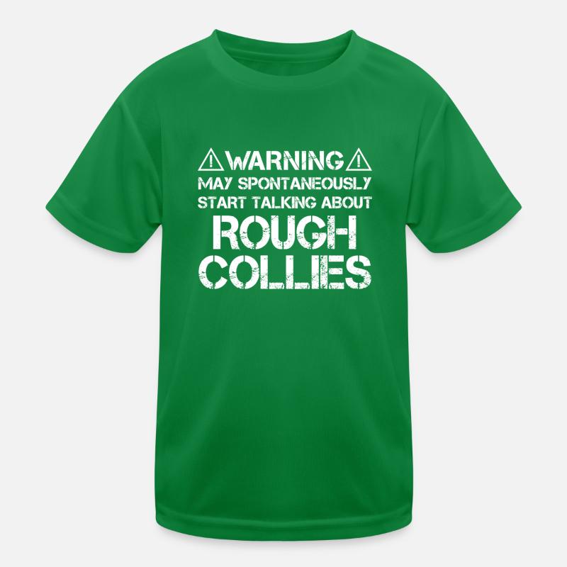 Rough Collie Langhaarcollie Kinder Funktions-T-Shirt