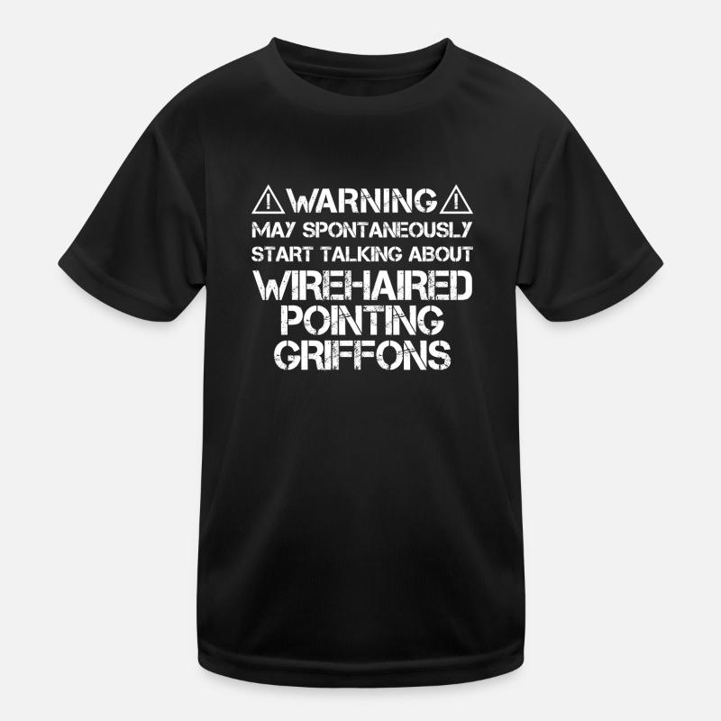 Wirehaired Pointing Griffon Kids Functional T-Shirt