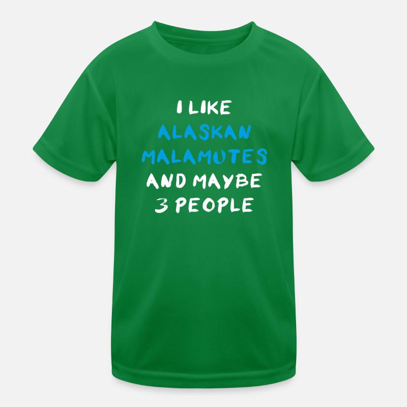 Alaskan Malamute Kids Functional T-Shirt
