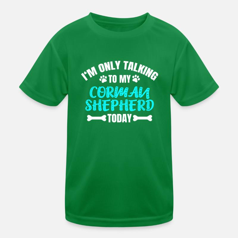 Corman Shepherd Kinder Funktions-T-Shirt