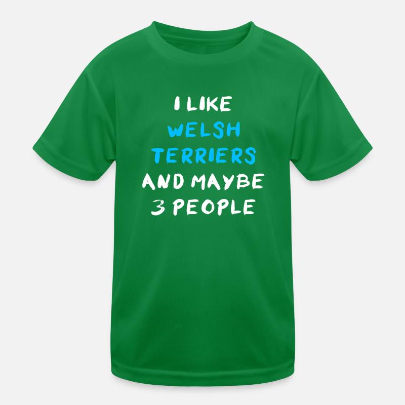 Welsh Terrier Kinder Funktions-T-Shirt