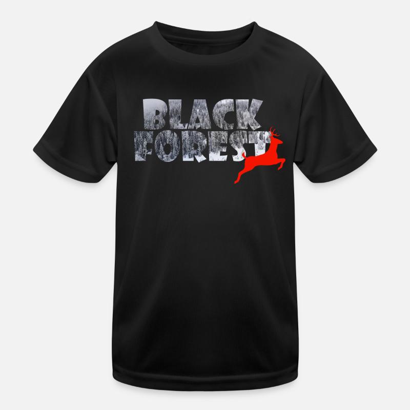 Black Forest Kinder Funktions-T-Shirt