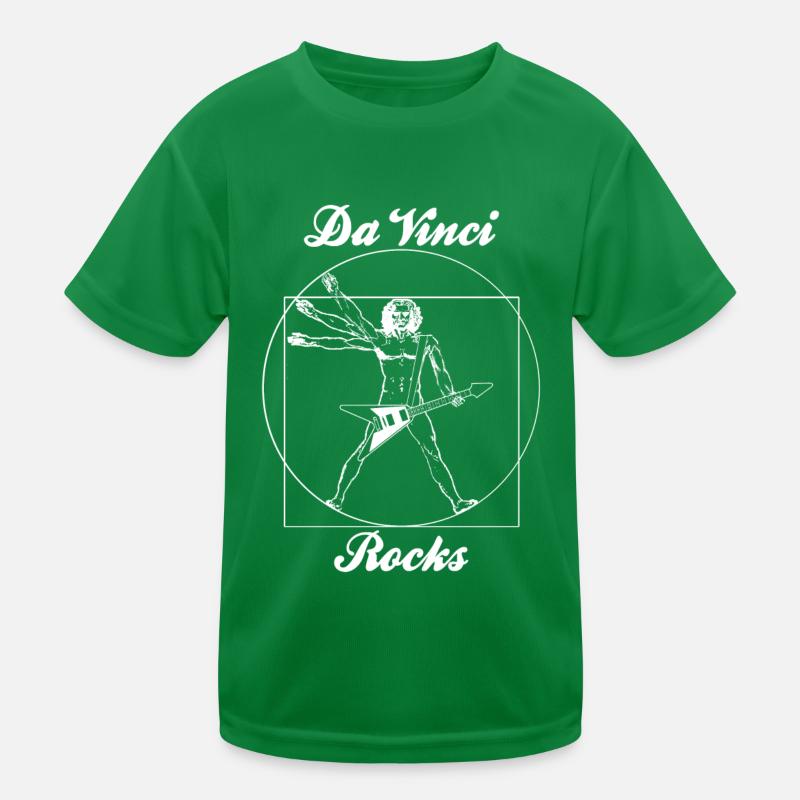 rock n roll leonard de vinci T-shirt sport Enfant