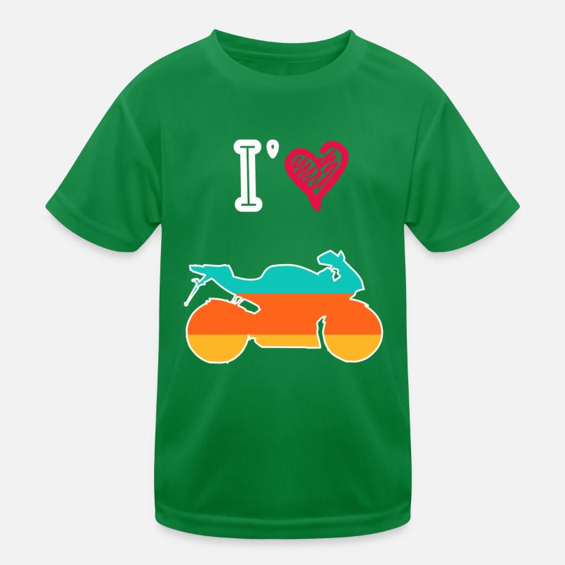 Moto rétro T-shirt sport Enfant