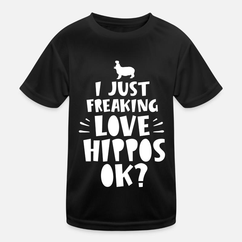 Ich Liebe Nilpferde Ok? Tier Nilpferd Flusspferd Kinder Funktions-T-Shirt