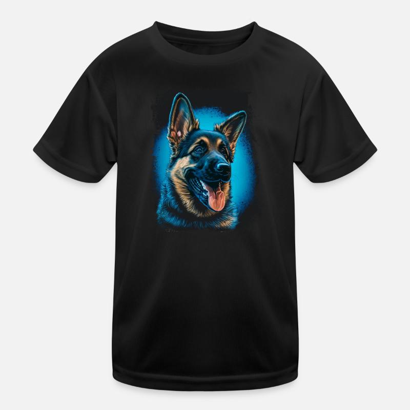 German Shepherd Kids Functional T-Shirt