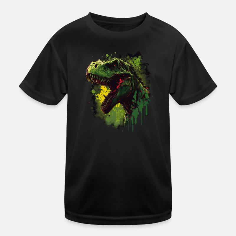 T-Rex hat schlechte Laune Kinder Funktions-T-Shirt