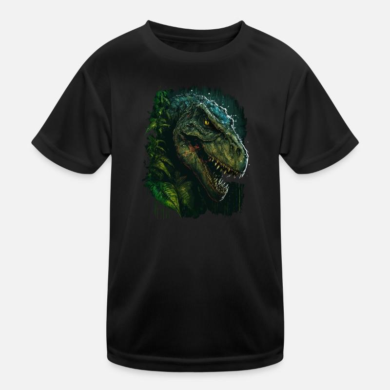 T-Rex looks evil Kids Functional T-Shirt