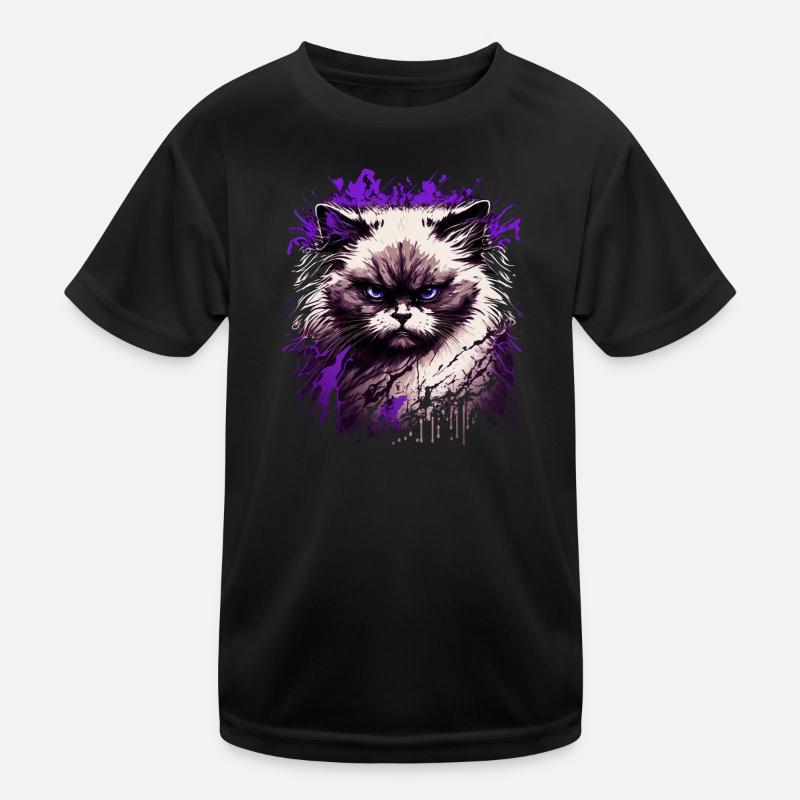 Arrogante Ragdoll Katze Kinder Funktions-T-Shirt