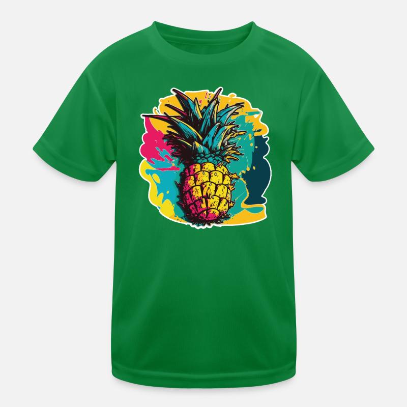 Pineapple Fruit Kids Functional T-Shirt
