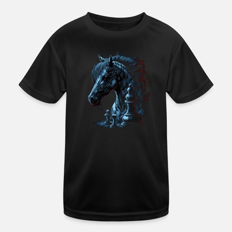 Cheval d’échecs chevalier T-shirt sport Enfant