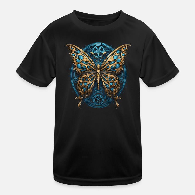 Machine butterfly Kids Functional T-Shirt