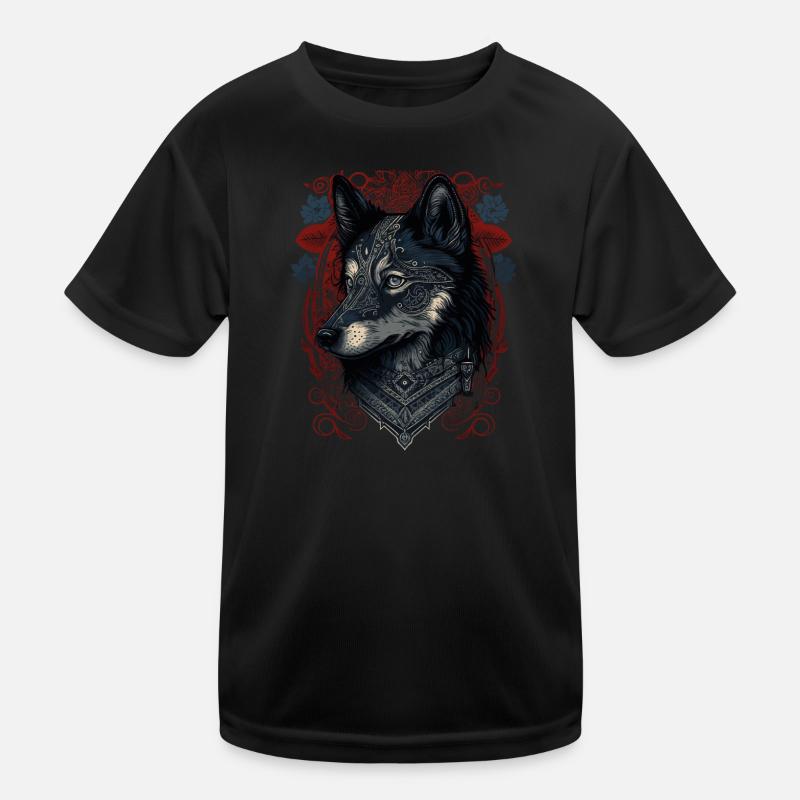 Husky Hund Kinder Funktions-T-Shirt