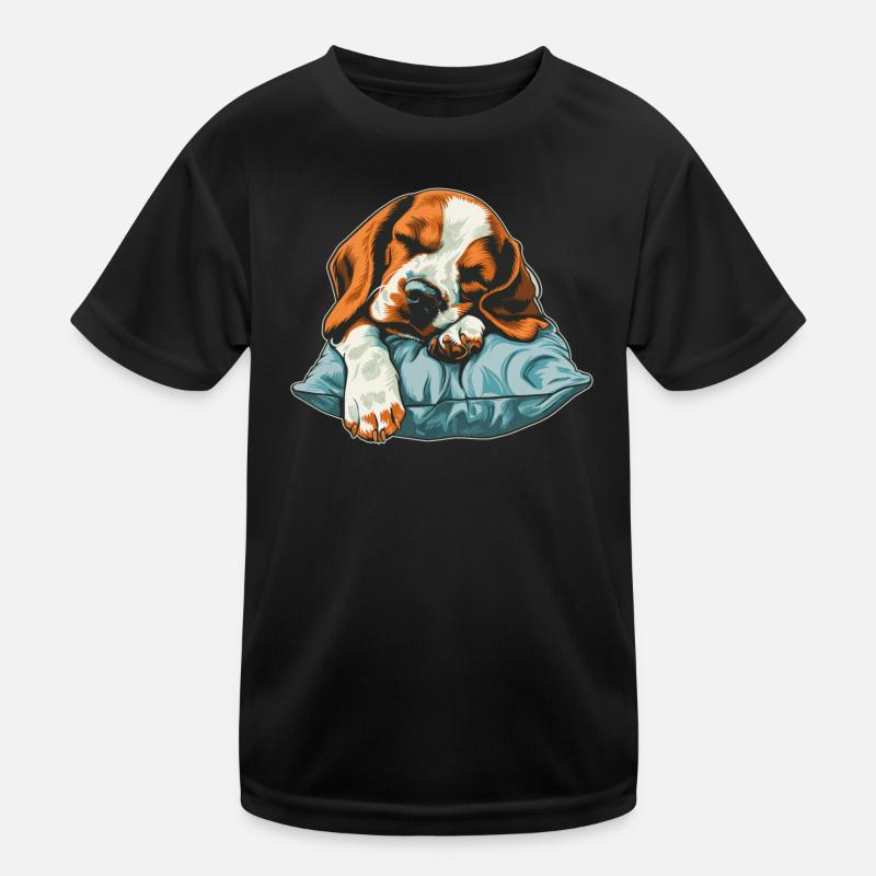 Beagle endormi T-shirt sport Enfant