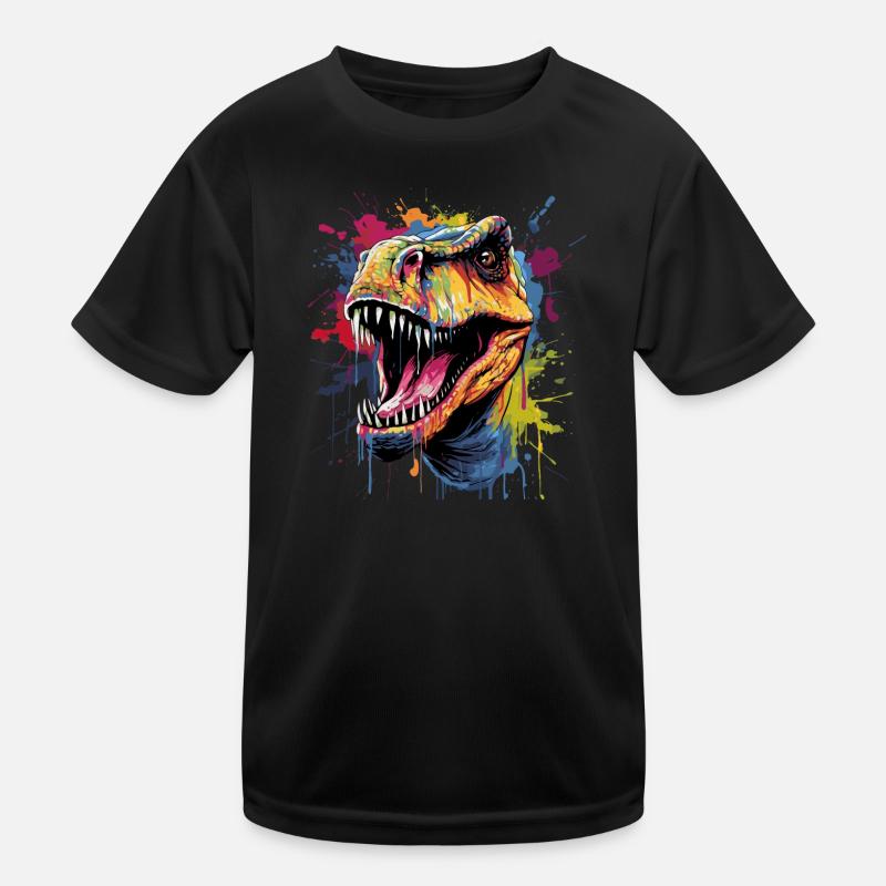 T-Rex Dinosaur Kids Functional T-Shirt
