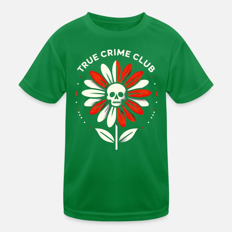 Skull Bloom Rätsel Kinder Funktions-T-Shirt