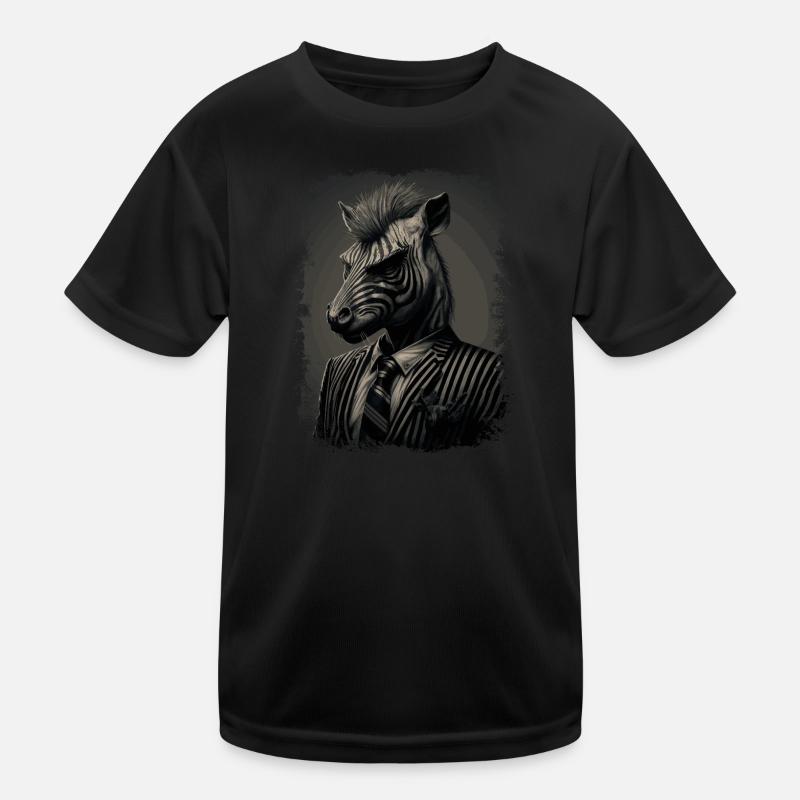 Extravagant Zebra Kids Functional T-Shirt