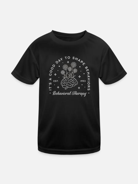 Behavioral therapy therapist - Kids Functional T-Shirt - black - Front