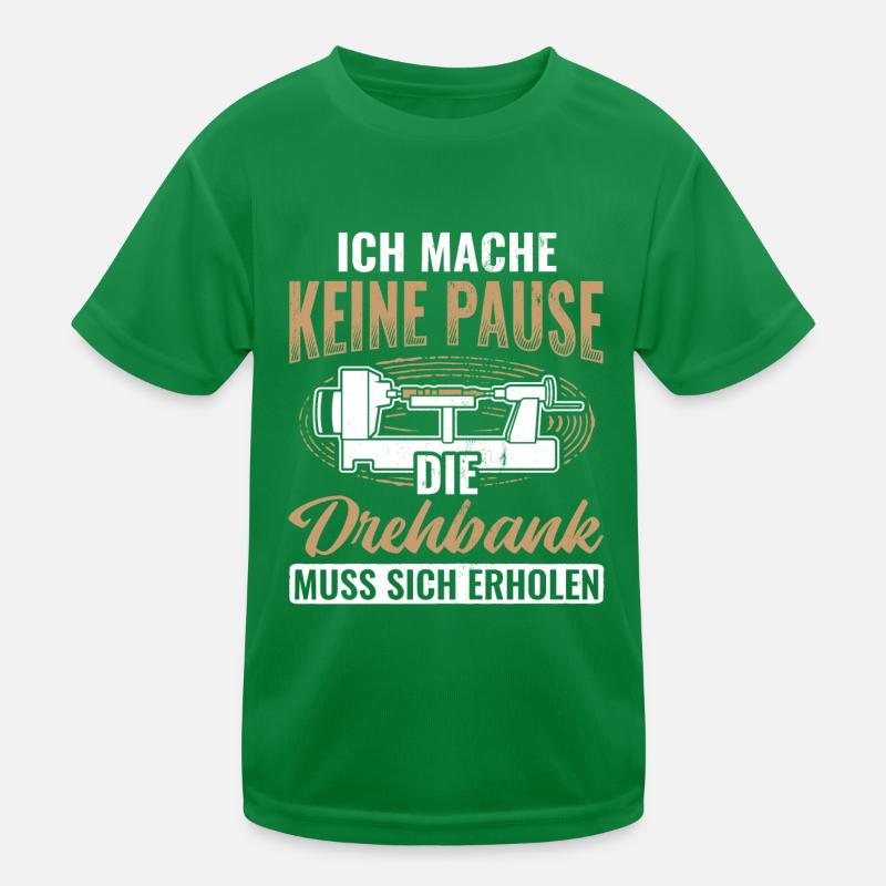 Drechseln Kinder Funktions-T-Shirt