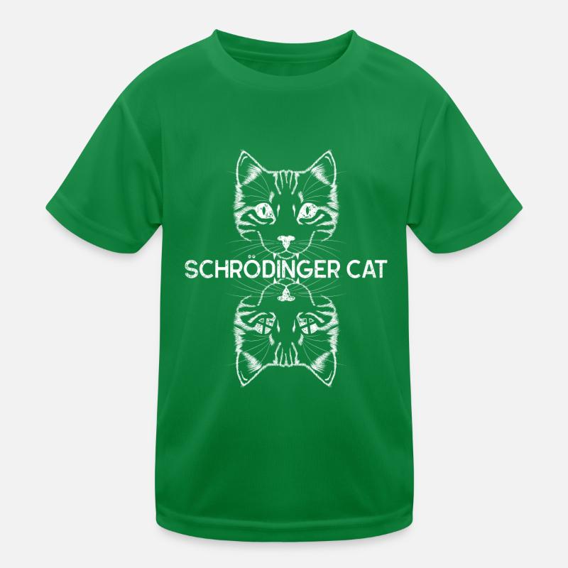 Quantum Theory Schrödinger's Cat Kids Functional T-Shirt