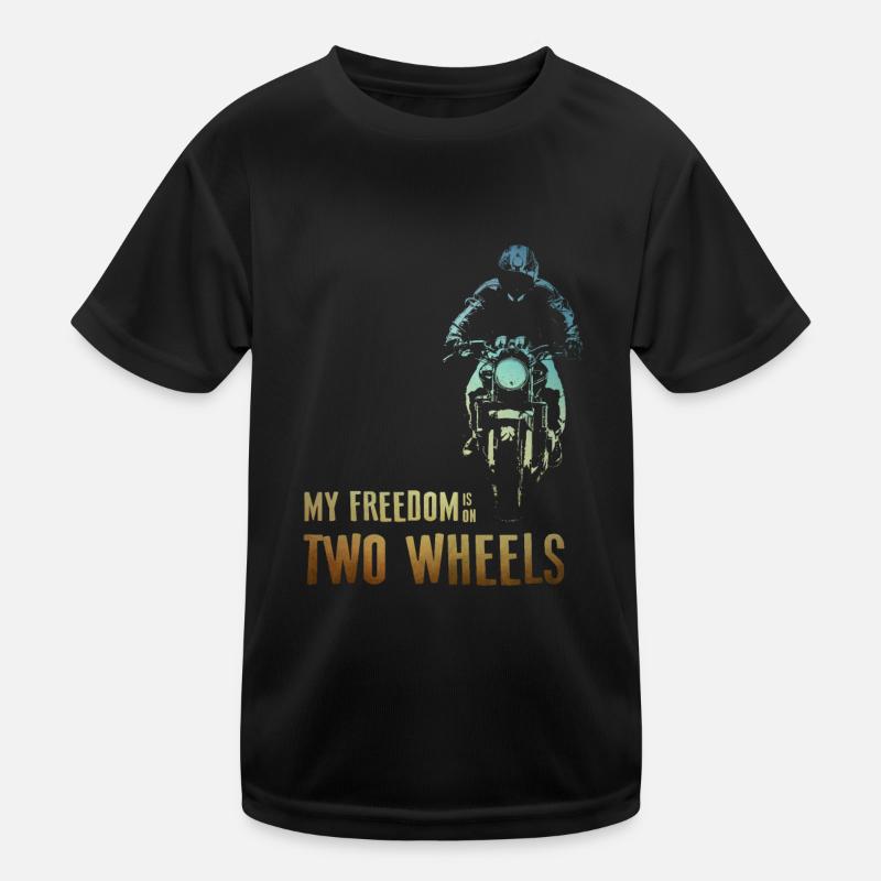Motorrad Kinder Funktions-T-Shirt