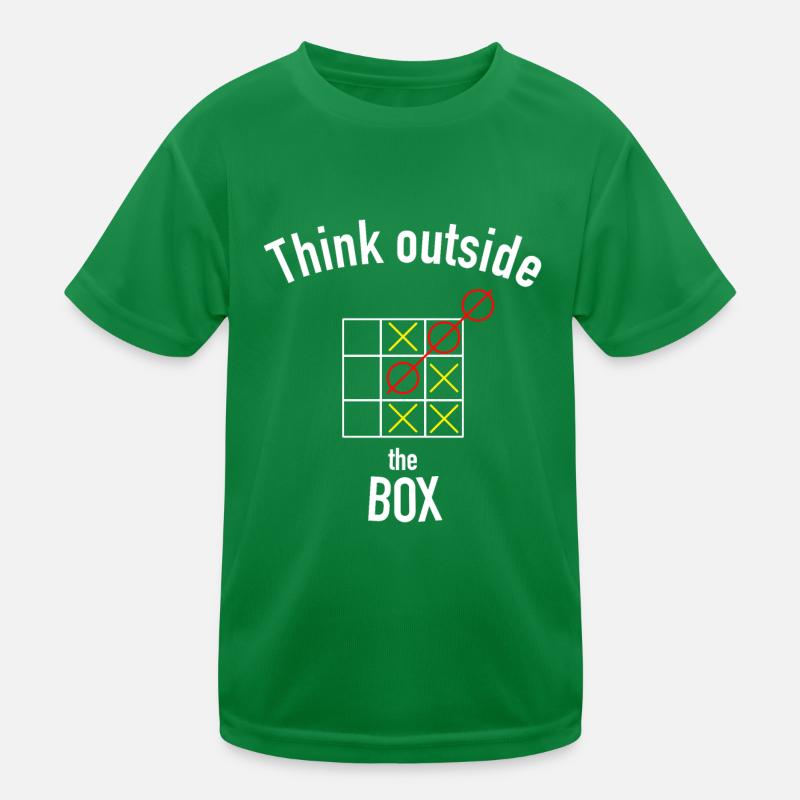Think outside the box Kinder Funktions-T-Shirt