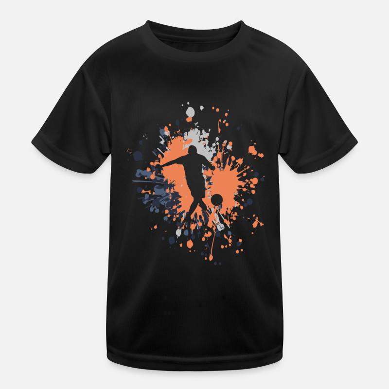 Soccer derrière Color Splash T-shirt sport Enfant