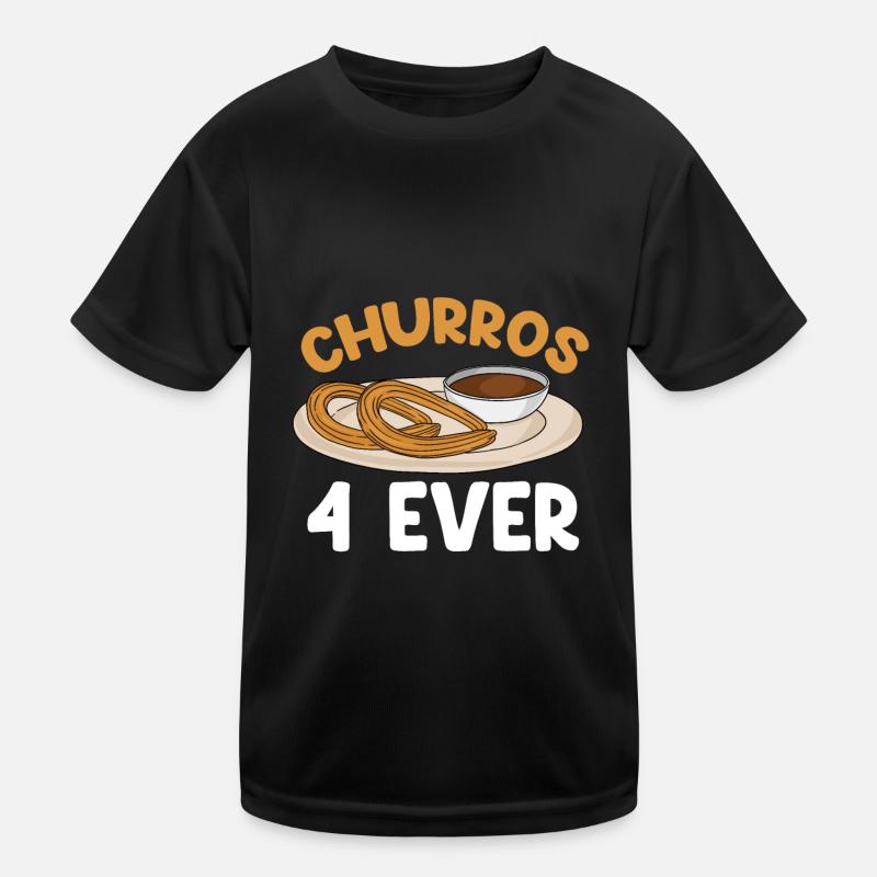 Churro Geschenk Mexico Essen Kinder Funktions-T-Shirt