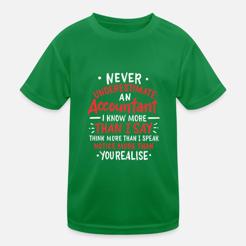 Comptabilité sous-estimée T-shirt sport Enfant