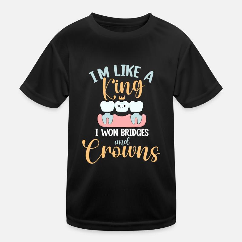 Dental technicians work dentist gift Kids Functional T-Shirt