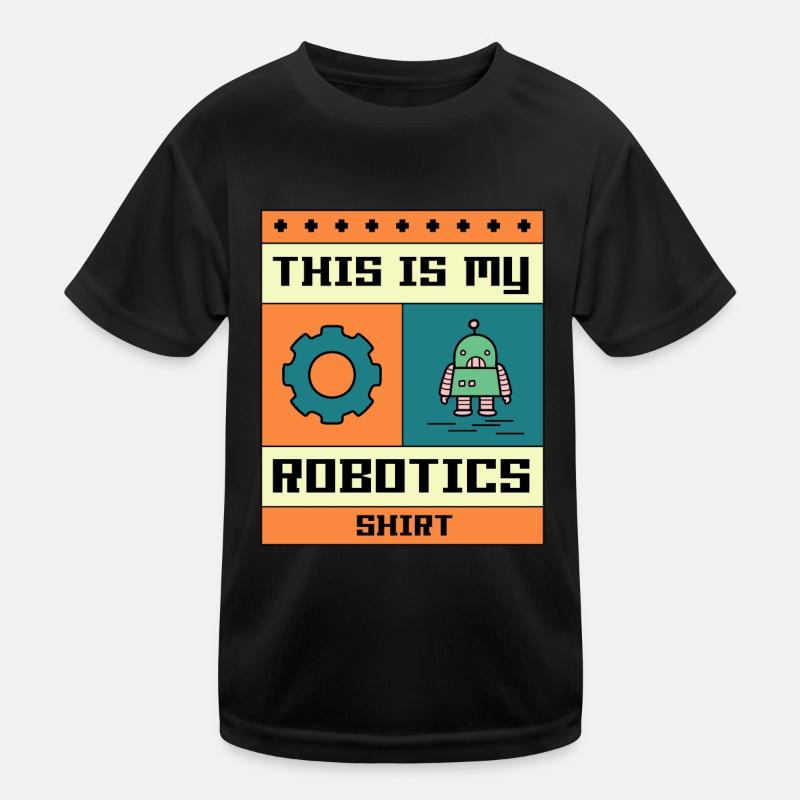 Robotik-Ingenieur Mechanik Elektrostudent Kinder Funktions-T-Shirt