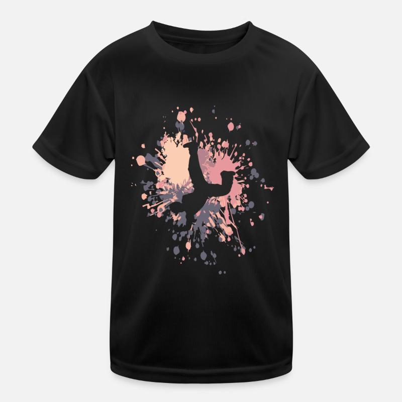 Breakdance Color Splash Kinder Funktions-T-Shirt