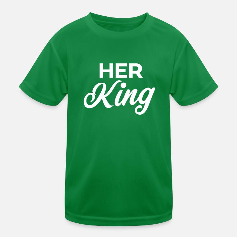 Her King Kids Functional T-Shirt