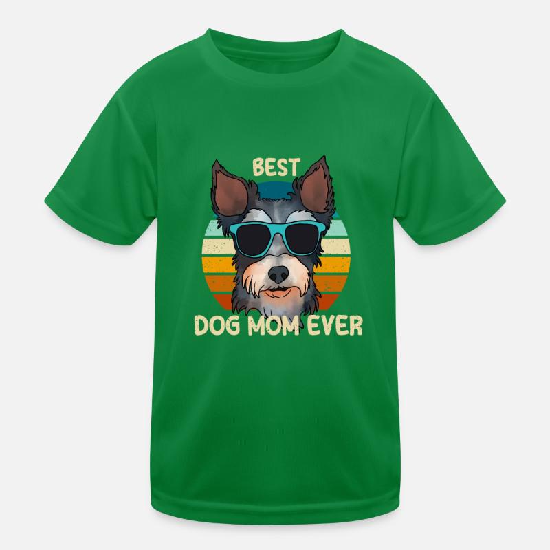 Zwergschnauzer Kinder Funktions-T-Shirt