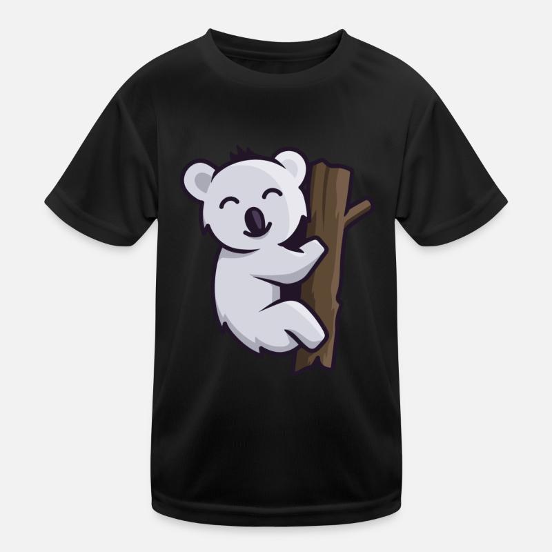 glücklicher Koalabär Koala Kinder Funktions-T-Shirt