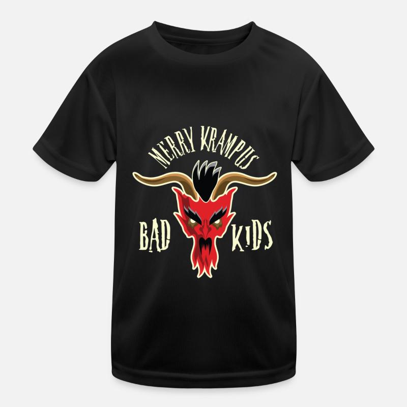 Krampus - Kids Functional T-Shirt - black