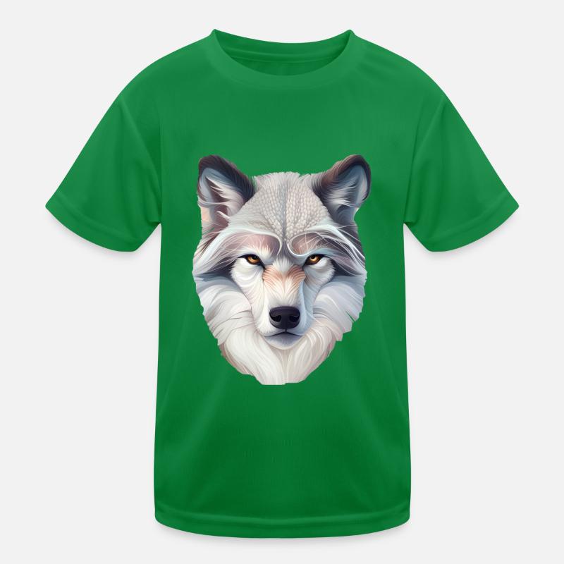Wolf Kinder Funktions-T-Shirt