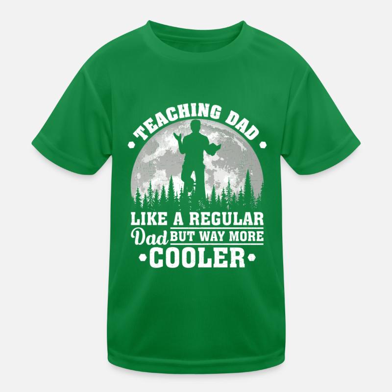 Teaching Dad Like A Regular Dad Funny Teaching Fat Kids Functional T-Shirt