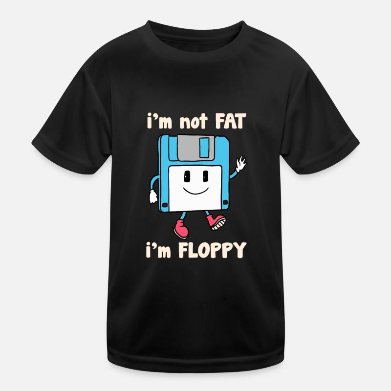 Floppy Disk Witz Joke Kids Functional T-Shirt