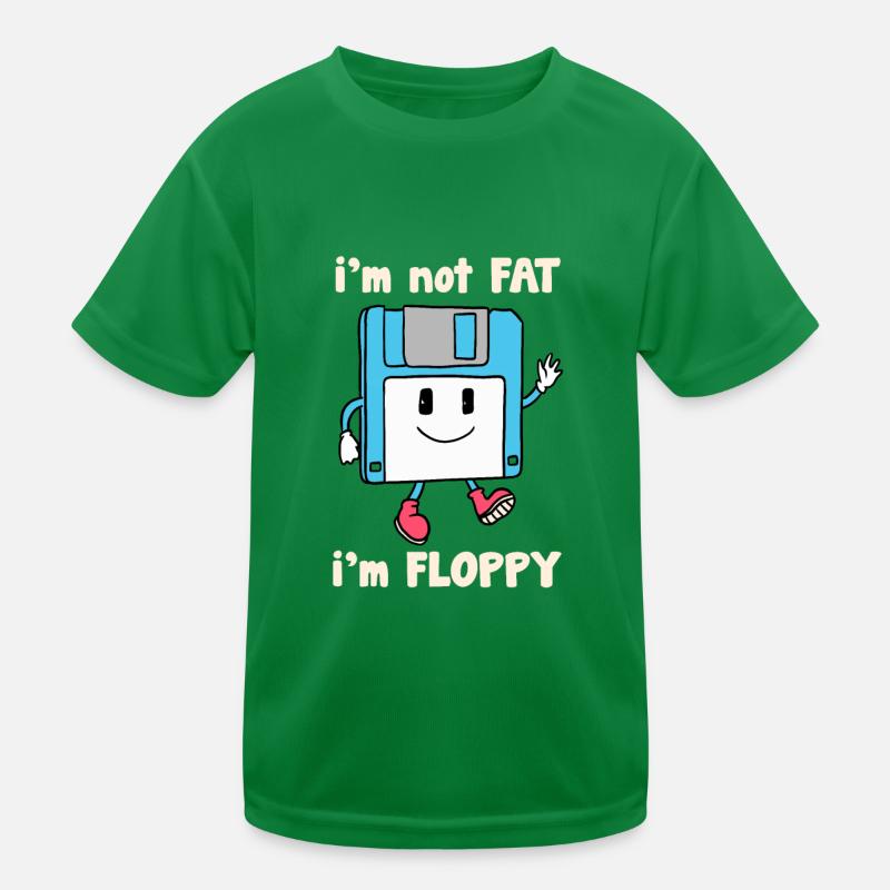 Floppy Disk Witz Joke Kids Functional T-Shirt